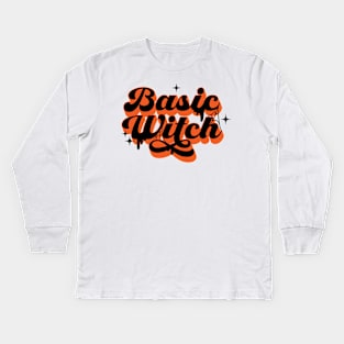 Basic Witch Kids Long Sleeve T-Shirt